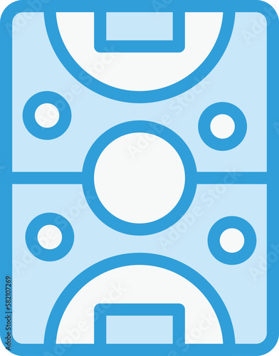 Air hockey Vector Icon Design Illustration