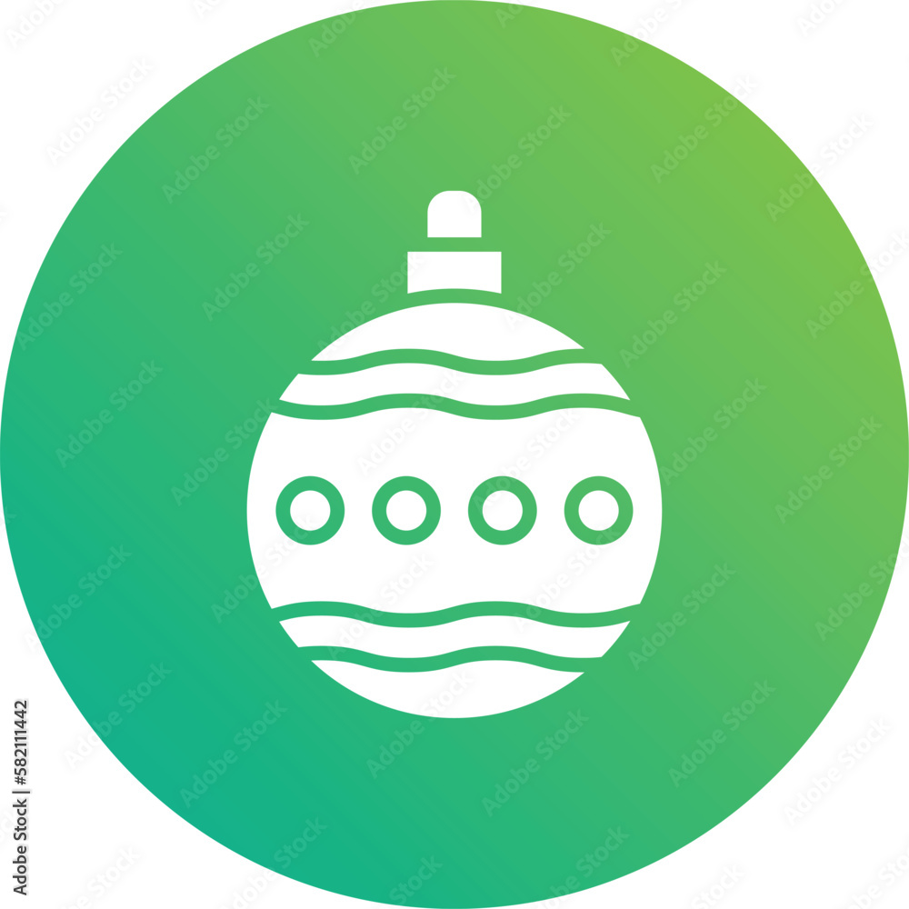 Bauble Vector Icon Design Illustration Bauble Vector Icon Design Illustration