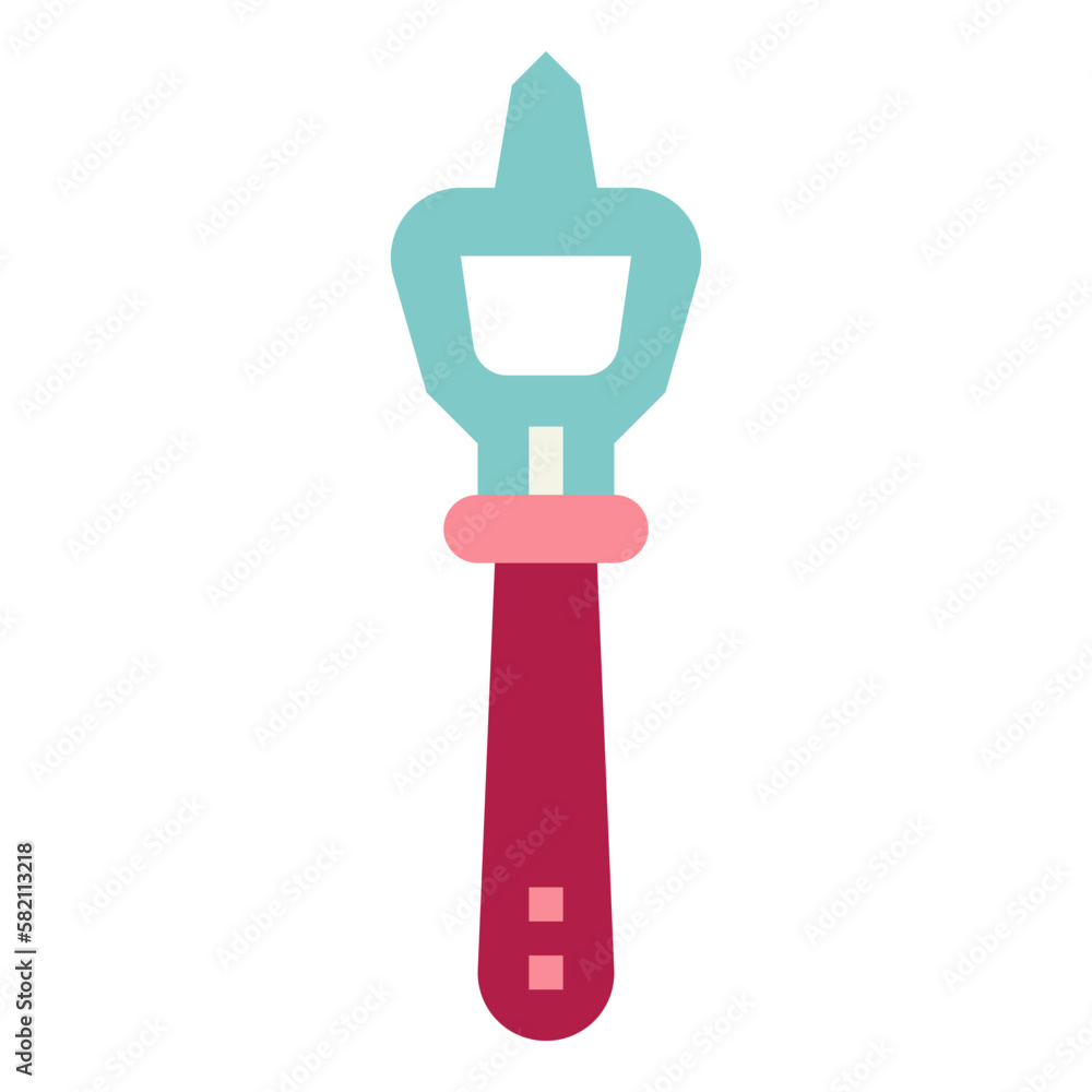 corkscrew flat icon style corkscrew flat icon style