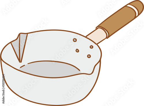 pastel kitchenware_pot with wood stick hand_file eps
