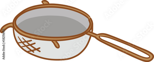 pastel kitchenware_stainless colander_file eps