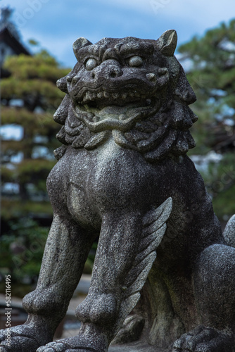 日本 京都府宮津市にある智恩寺の狛犬