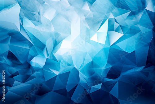 Geometric blue ice texture background. - pattern, modern, minimalistic, cool, serene, calm.