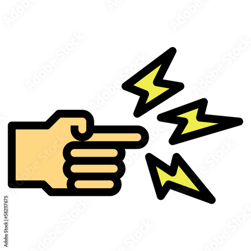 spell filled outline icon style