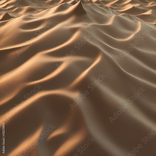 ripples in the sand - Sand background - Generative AI © Magic