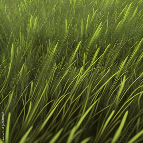 green grass texture - Green grass background - Generative AI