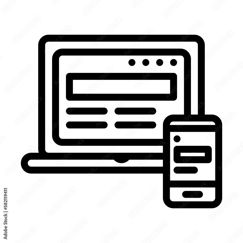responsive icon responsive icon
