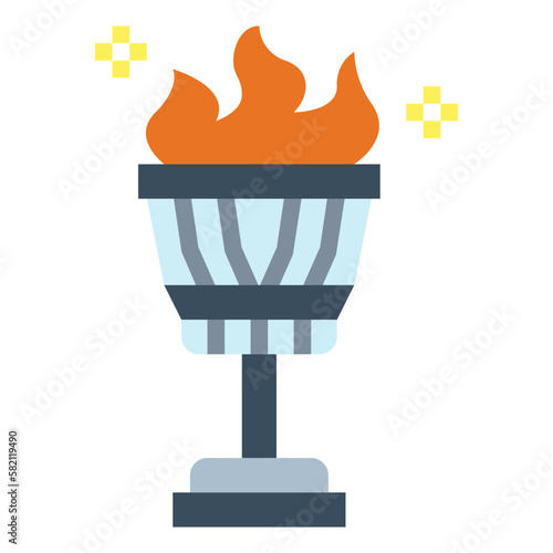 goblet flat icon style