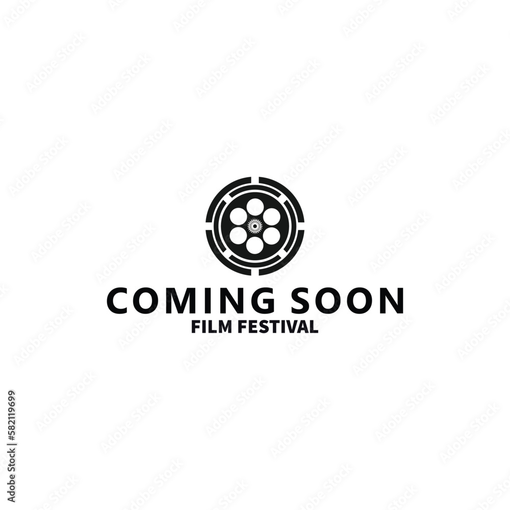 coming soon logo design illustration template coming soon logo design illustration template