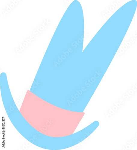 Cute hand drawn hat