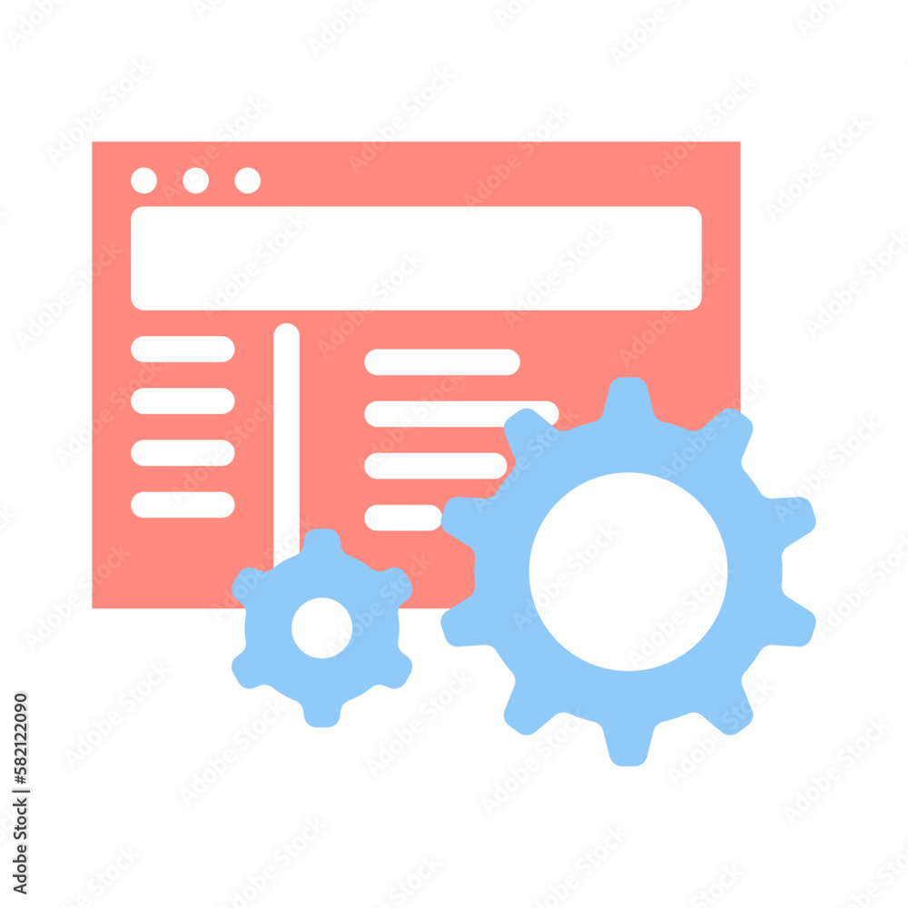 web management flat icon web management flat icon