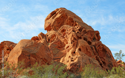 Eroded aztec sandstone - Valley of Fire State Park, Nevada