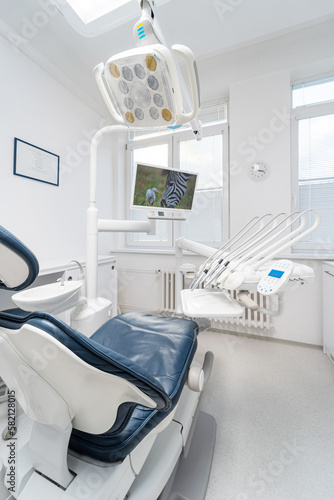 Dentist s chair office. Dental clinic. Stomatology office.