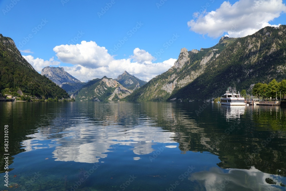 Lake Traun (Traunsee) in Austria