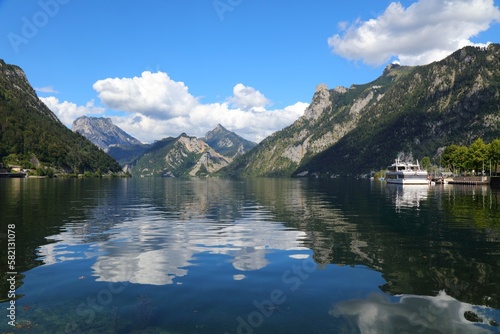 Lake Traun  Traunsee  in Austria