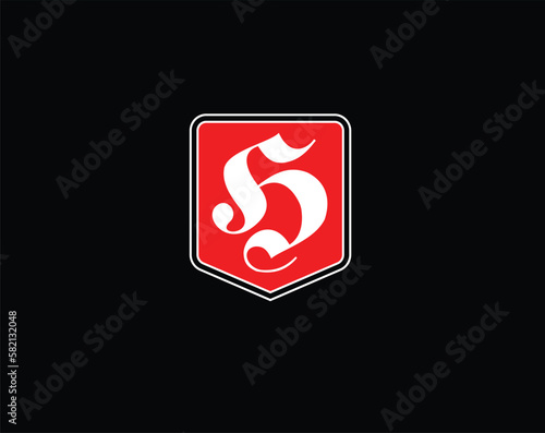 Vector illustration of hooligan. Soccer logo design template. Football emblem pattern. Print on t-shirt graphics. Vector illustration - Vector