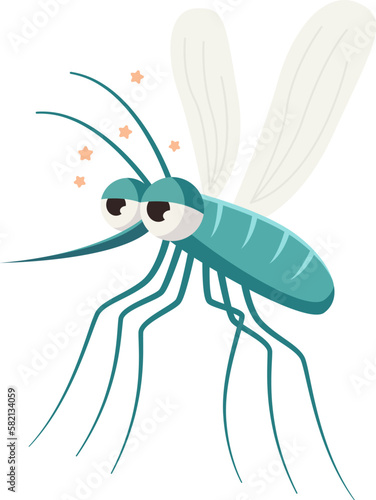 Head spins in mosquito