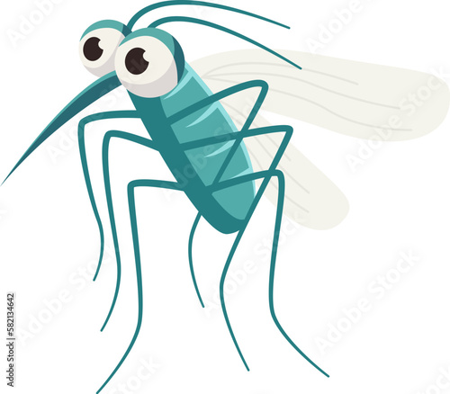 Small flying mosquito character