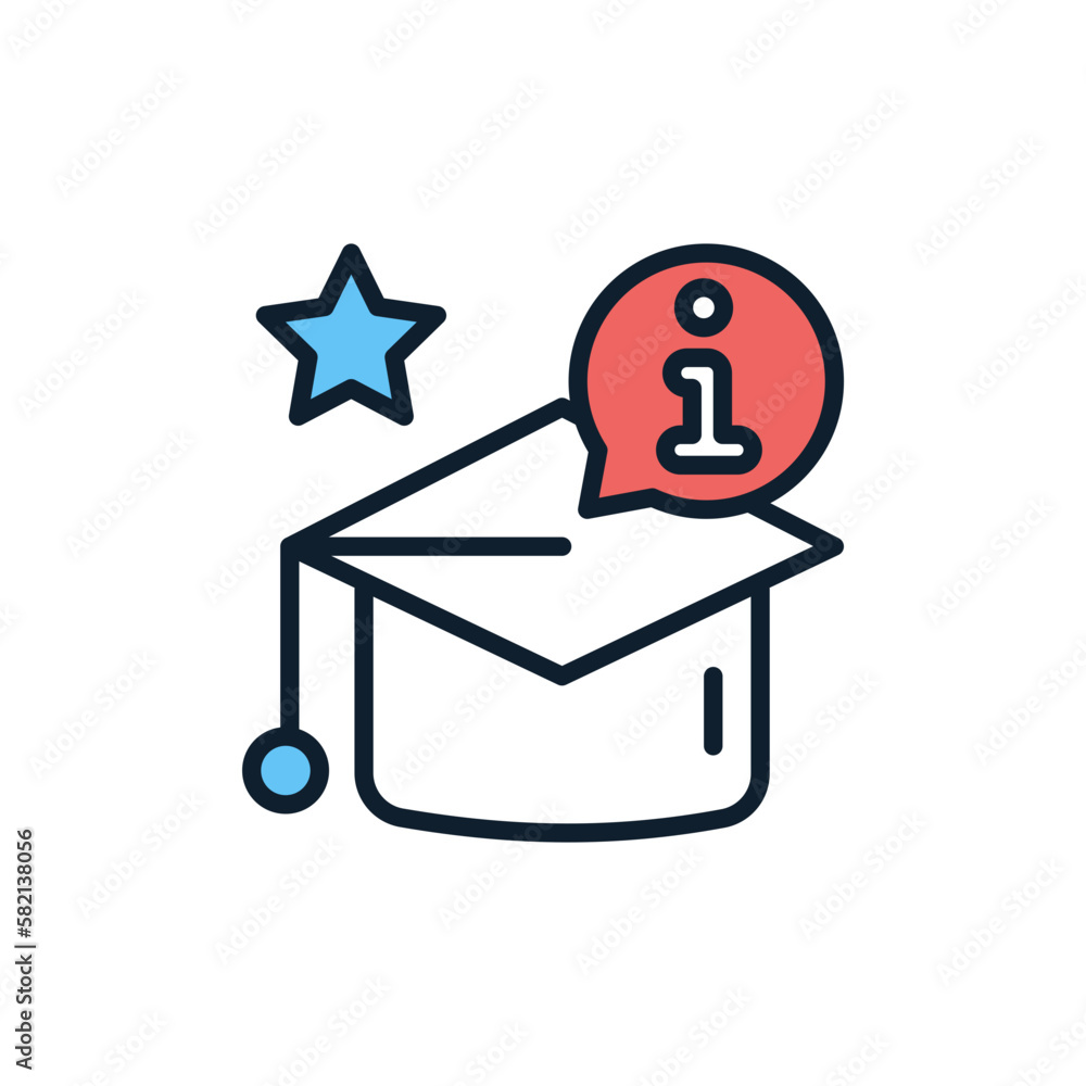 Course Information icon in vector. illustration Course Information icon in vector. illustration