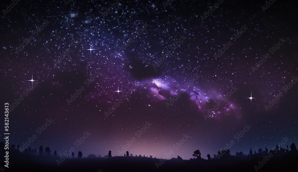 Fototapeta premium starry night sky