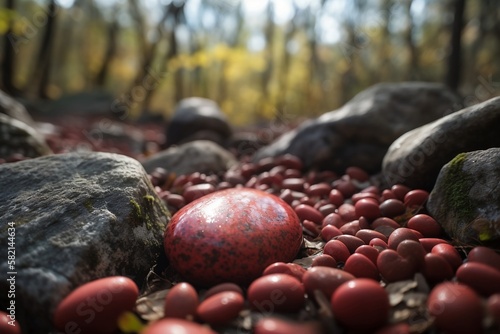 Red stone forest