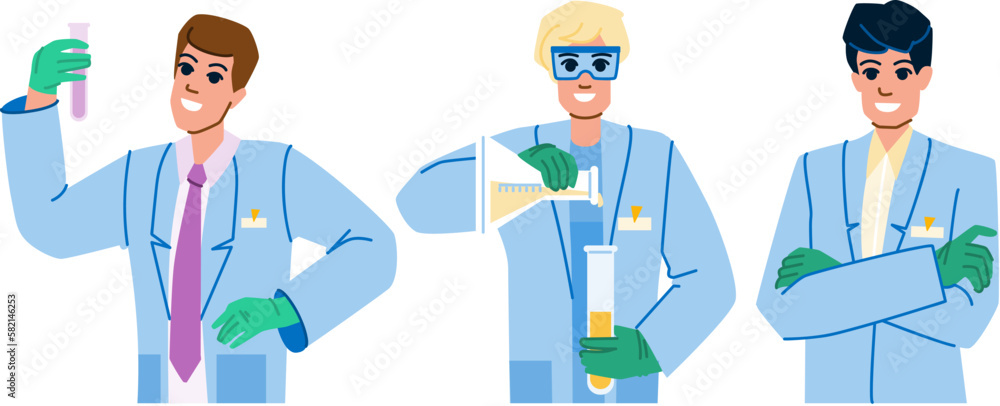 scientist man vector scientist man vector