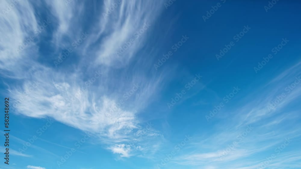 cirrus clouds in the blue summer sky cirrus clouds in the blue summer sky