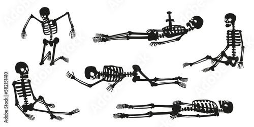 forgotten skeleton silhouettes