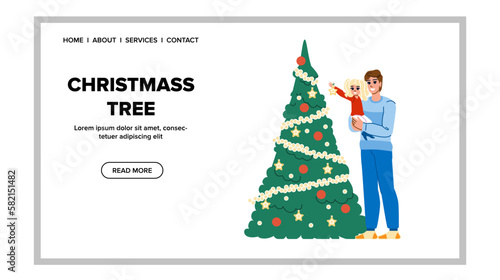 christmass tree vector