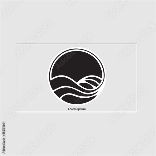 black and white logo
