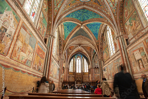 Oberkirche der Kirche San Francesco, Assisi, Italien