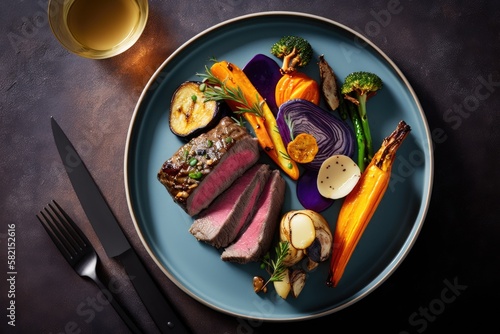 Fillet plate - Illustration created with generative AI