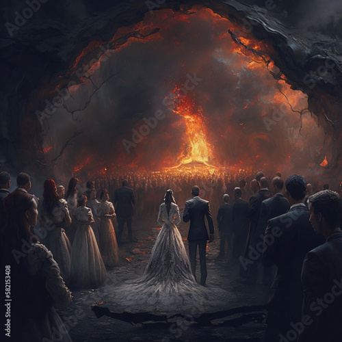 The wedding of hell. Generative AI
