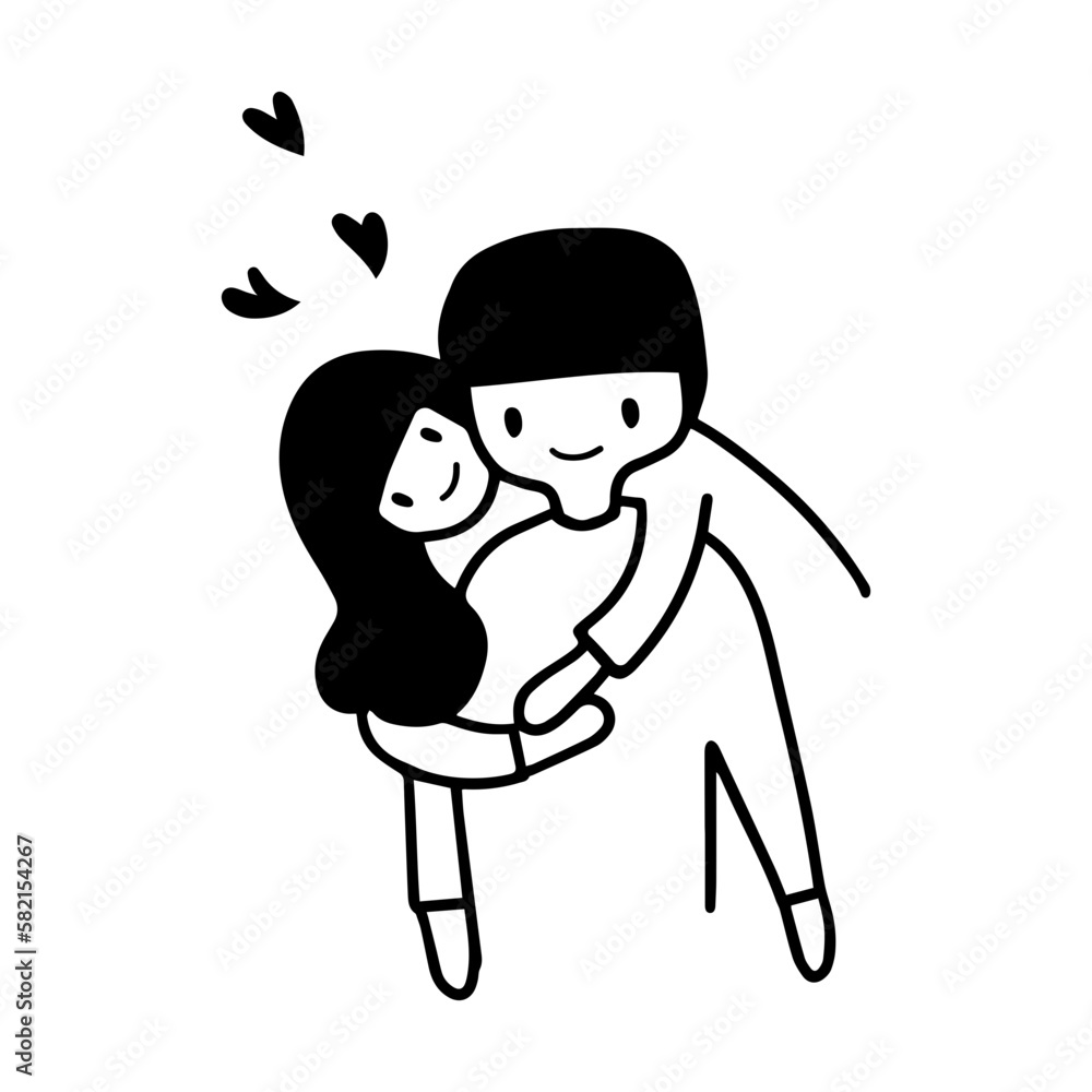 Obraz premium Cute Couple