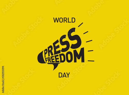 World press freedom day concept vector illustration. World Press Freedom Day or World Press Day to raise awareness of the importance of freedom of the press. End Impunity for Crimes against Journalism