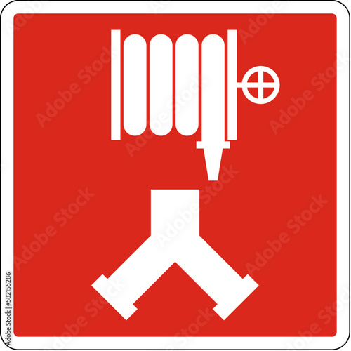 Fire Department Standpipe Connection Sign