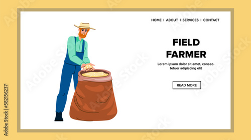 field farmer vector