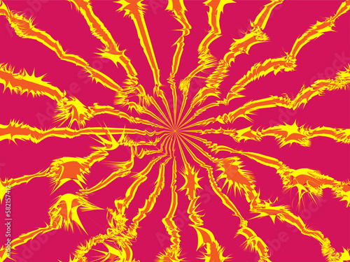 abstract background with flowers