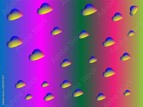 background with balloons