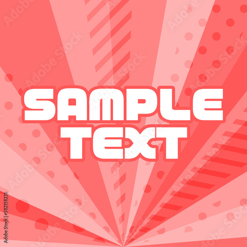 Wallpaper Mural 背景イラスト_集中線_ピンク Torontodigital.ca