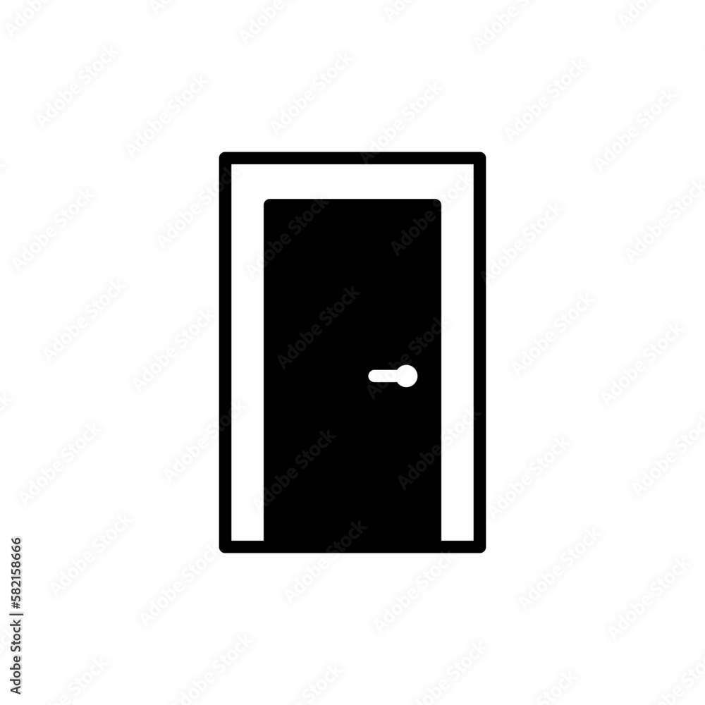 Door icon vector design templates Door icon vector design templates