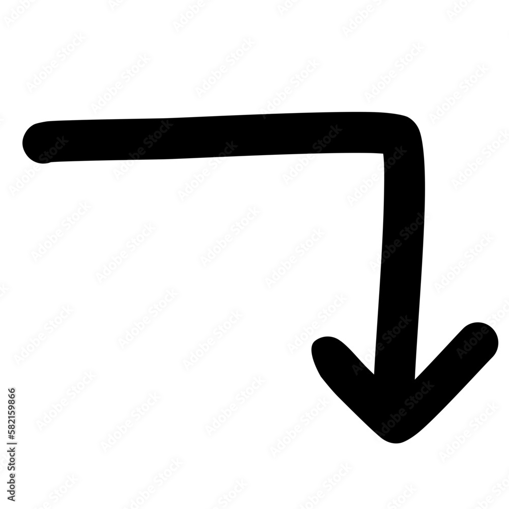 Hand drawn arrow mark cursor illustration Hand drawn arrow mark cursor illustration