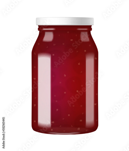 Realistic Jam Jar
