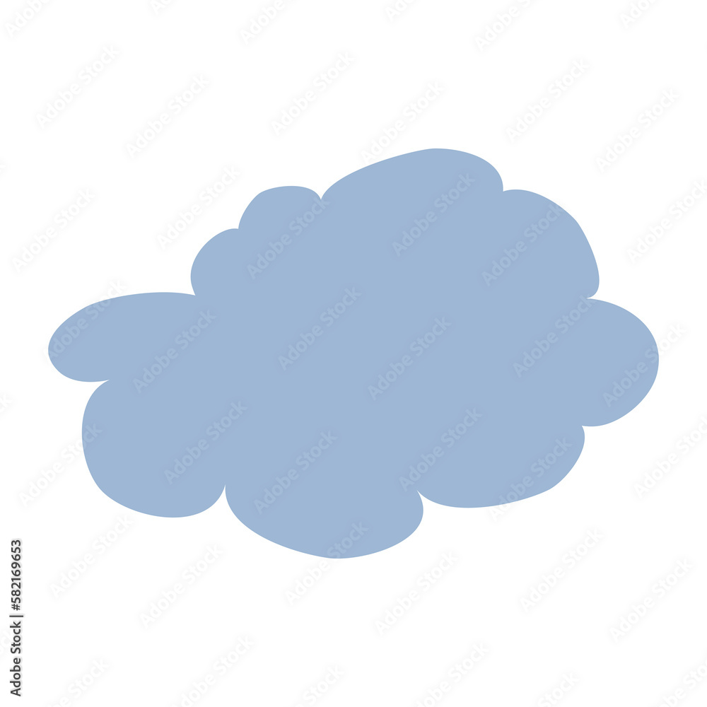 Cute Sun and Rainy Cloud, light clouds. Card for kids or poster for the childrens room. Cartoon Cute Sun and Rainy Cloud, light clouds. Card for kids or poster for the childrens room. Cartoon