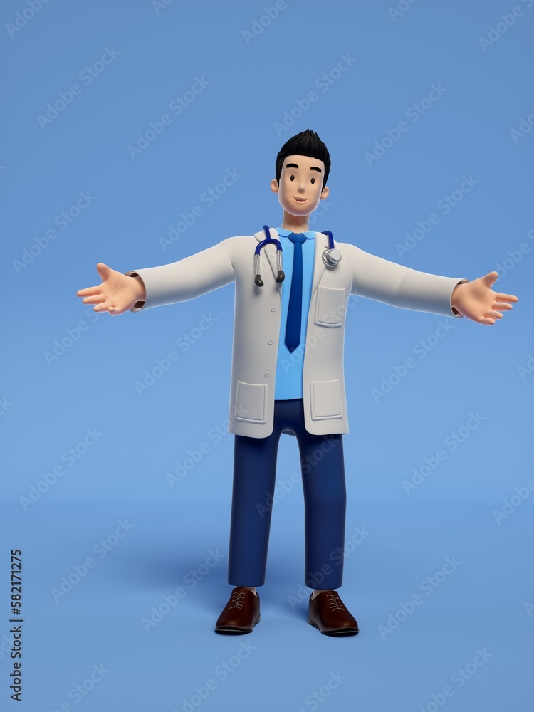 doctor 3d cartoon