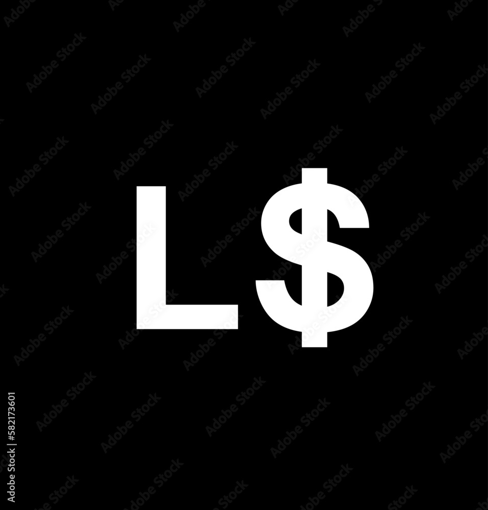 Liberia Currency Symbol, Liberian Dollar Icon, LRD Sign. Vector Illustration Liberia Currency Symbol, Liberian Dollar Icon, LRD Sign. Vector Illustration