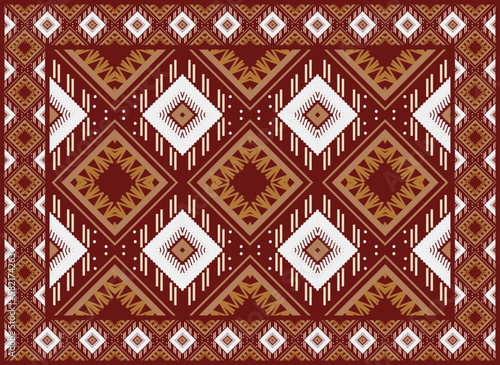 Modern Persian carpet texture, Scandinavian Persian rug modern African Ethnic Aztec style design for print fabric Carpets, towels, handkerchiefs, scarves rug,