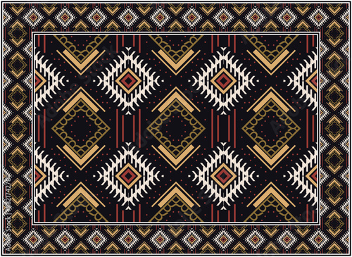 Persian rug modern living room  Scandinavian Persian rug modern African Ethnic Aztec style design for print fabric Carpets  towels  handkerchiefs  scarves rug 
