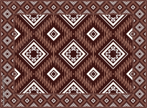 Modern Persian rug, African Motif Boho Persian rug living room African Ethnic Aztec style design for print fabric Carpets, towels, handkerchiefs, scarves rug,