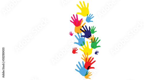 sfondo, mani, accoglienza, comunità